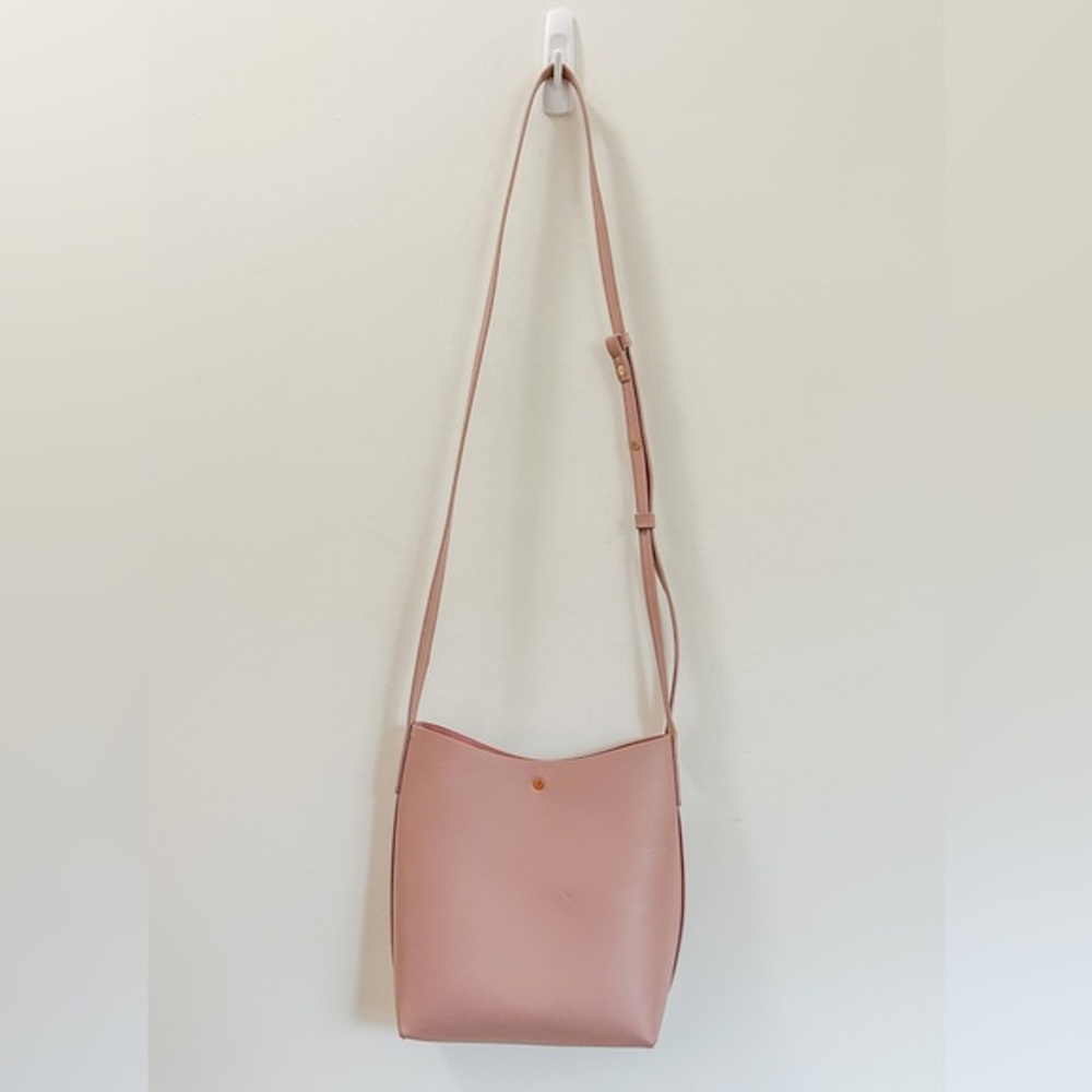 Anthropology‎ Samara Bag Blush Pink Crossbody Messenger Style Purse Adjustable - Picture 3 of 9